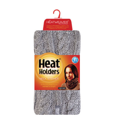 Heat Holders Ladies neck warmer lightgrey (1 stuk)