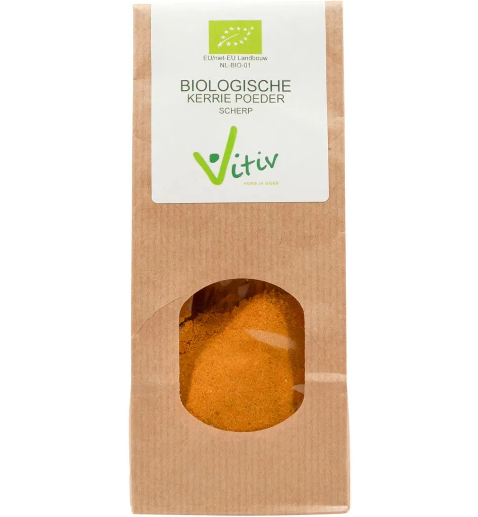 Vitiv Kerrie poeder scherp bio (50 gr)