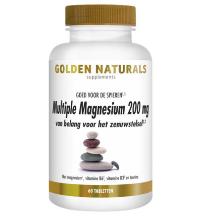 Golden Naturals Multiple magnesium 200 mg (60 vega capsules)