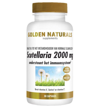 Golden Naturals Scutellaria 2000 mg (30 capsules)