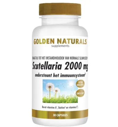 Golden Naturals Scutellaria 2000 mg (30 capsules)
