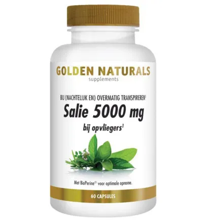 Golden Naturals Salie 5000 mg (60 capsules)