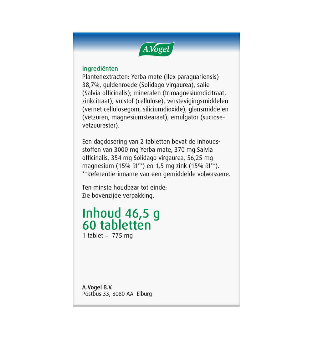 A.Vogel Famosan Overgang Gewichtsbeheersing (60 tabletten) - image 4