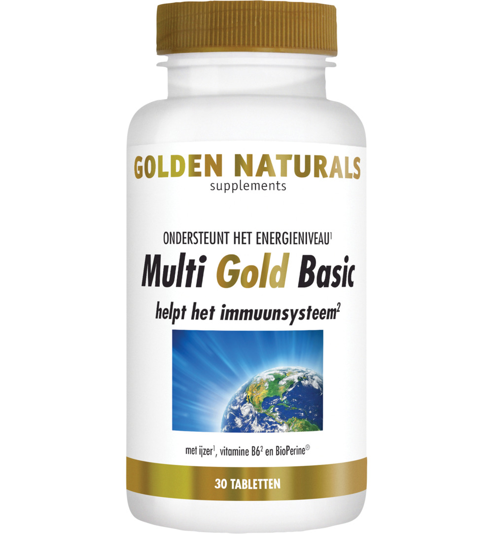 Golden Naturals Multi strong gold basic (30 tabletten)