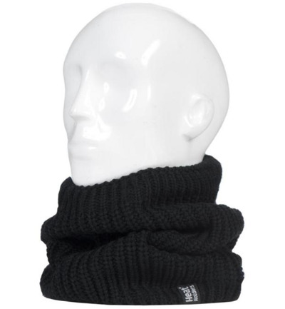 Heat Holders Mens neck warmer black larvic one size (1 stuk)