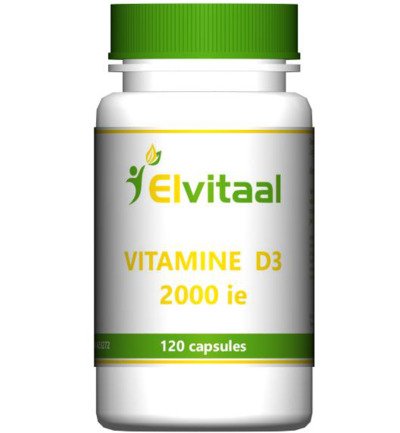 Elvitaal/Elvitum Vitamine D3 2000IE/50mcg (120 capsules)