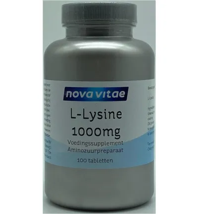 Nova Vitae L-Lysine 1000 mg (100 tabletten)