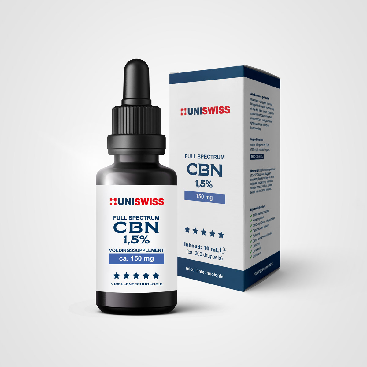 Uni Swiss Cbn-Full Spectrum 1.5% (10 ml)