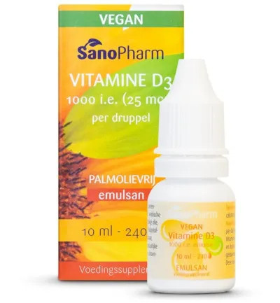 Sanopharm Emulsan Vitamine D3 Vegan (10 ml)