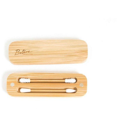 Betereproducten Herbruikbare Bamboe Wattenstaafjes In Doos (2 stuks)