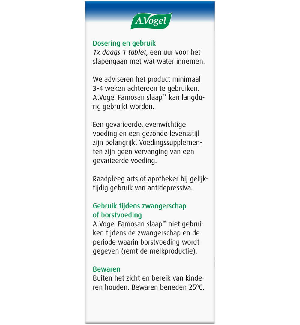A.Vogel Famosan Slaap (30 stuks) - image 2