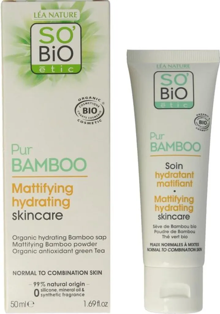 So Bio Etic Bamboo mattifying hydrating cr eam (50 ml)