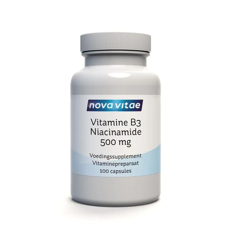 Nova Vitae Vitamine B3 niacinamide 500mg (100 capsules)