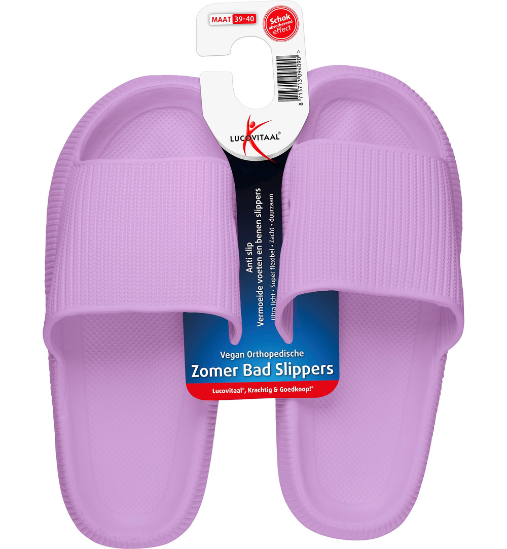 Lucovitaal Orth. Badslippers 39-40 Roze (1 paar)
