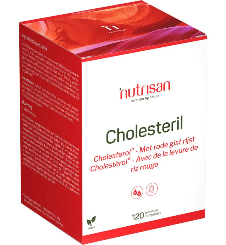 Nutrisan Cholesterol° - met rode gist (120 tabletten)