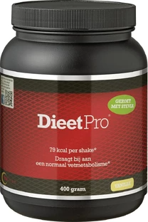 Dieet Pro Vanille met Stevia (400 gr)