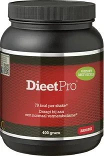 Dieet Pro Aardbei met Stevia (400 gr)