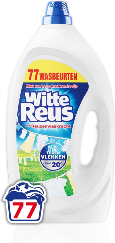 Witte Reus Wasmiddel Gel (3465 ml)