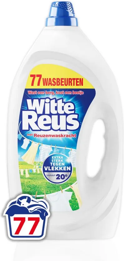 Witte Reus Wasmiddel Gel (3465 ml)