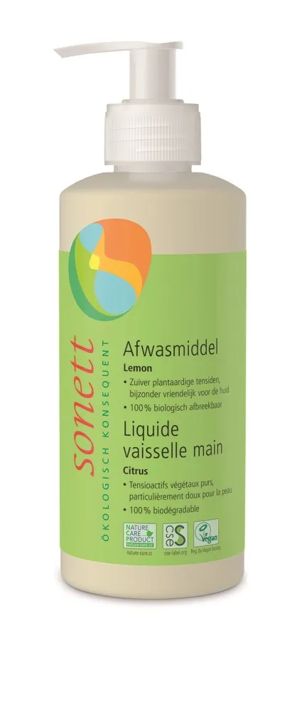 Sonett Afwasmiddel Lemon Bio (300 ml)