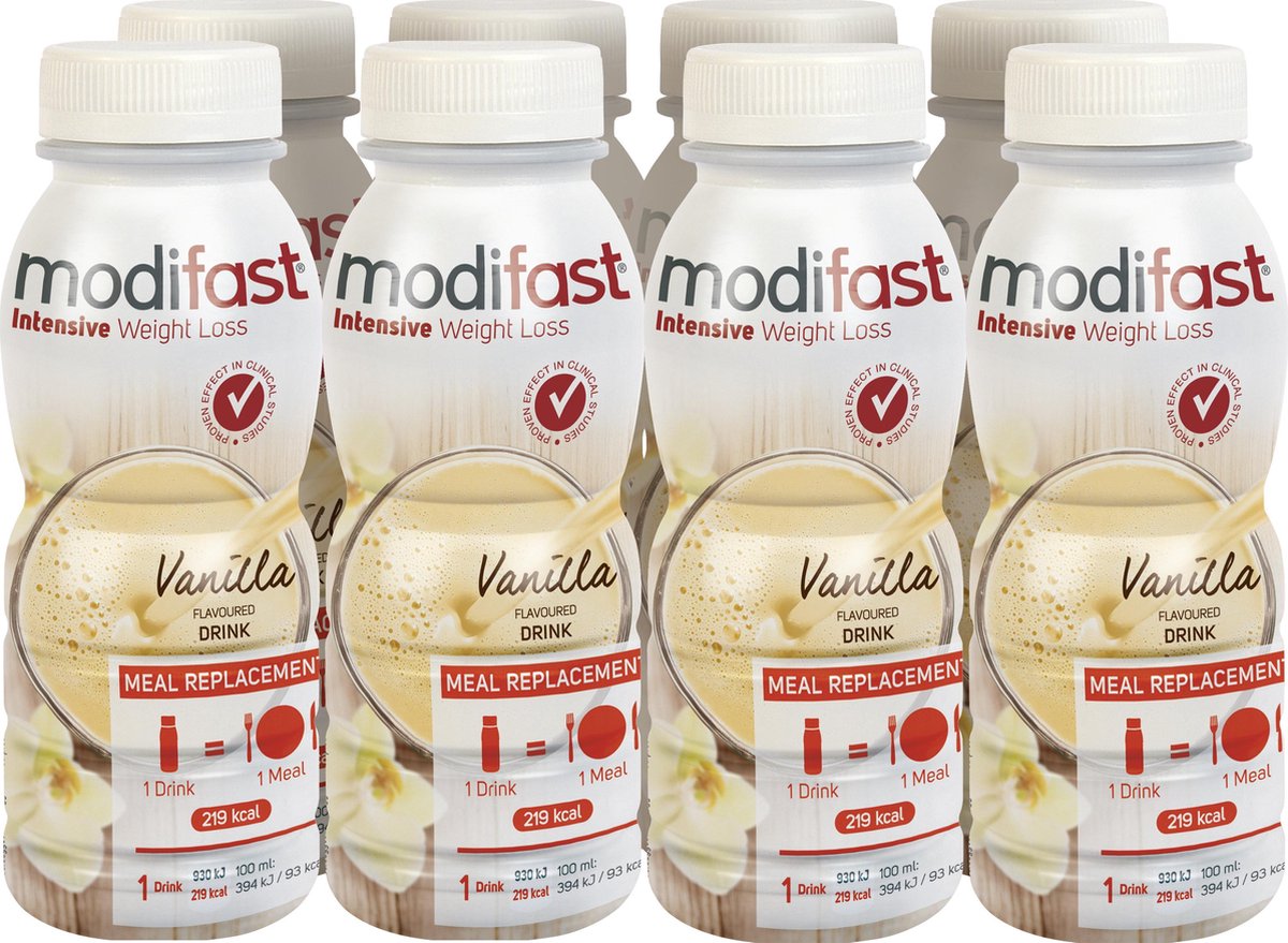Modifast Drinkmaaltijd Vanille (8 X 236 ml)