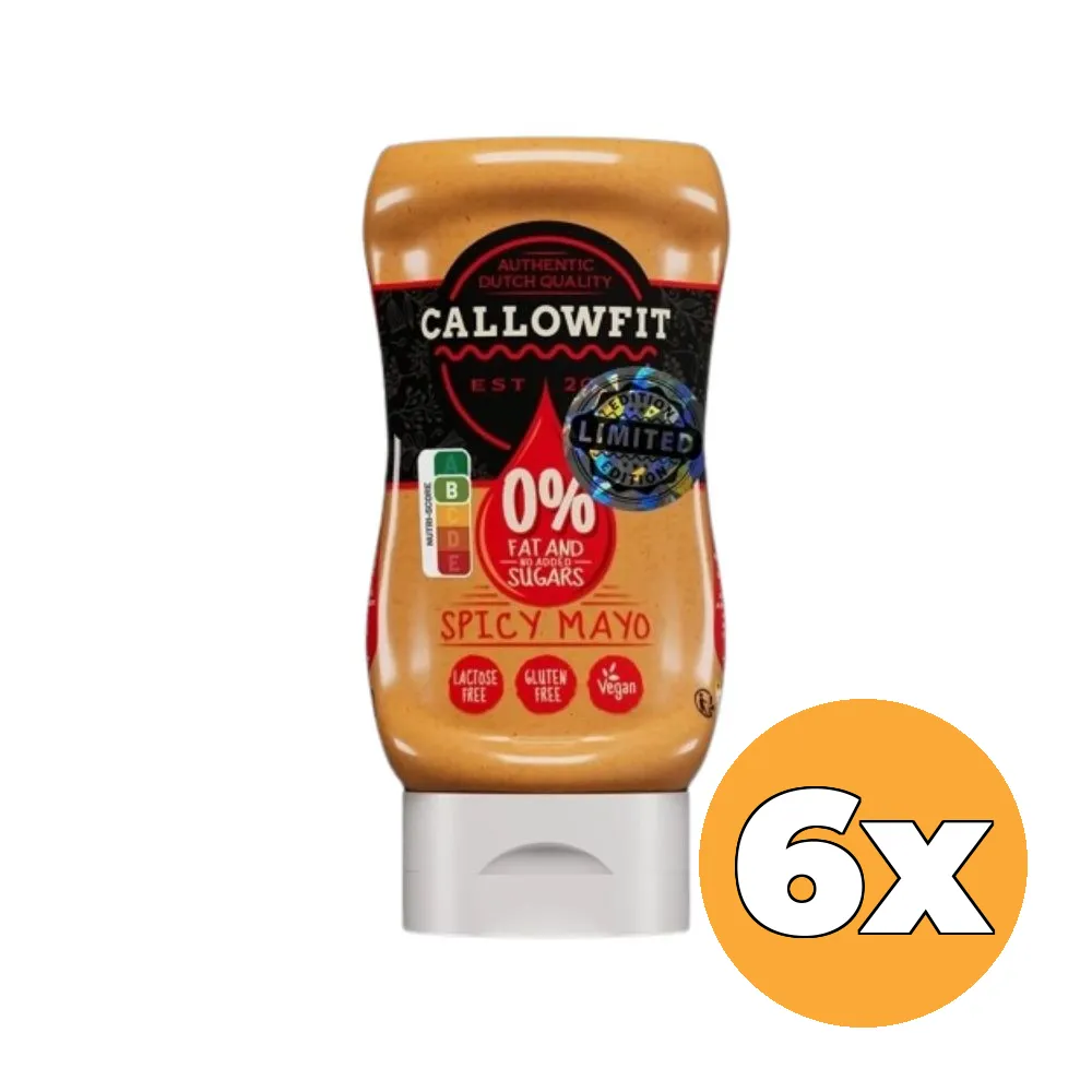 6x Callowfit Spicy Mayo Style Sauce (300 ml)