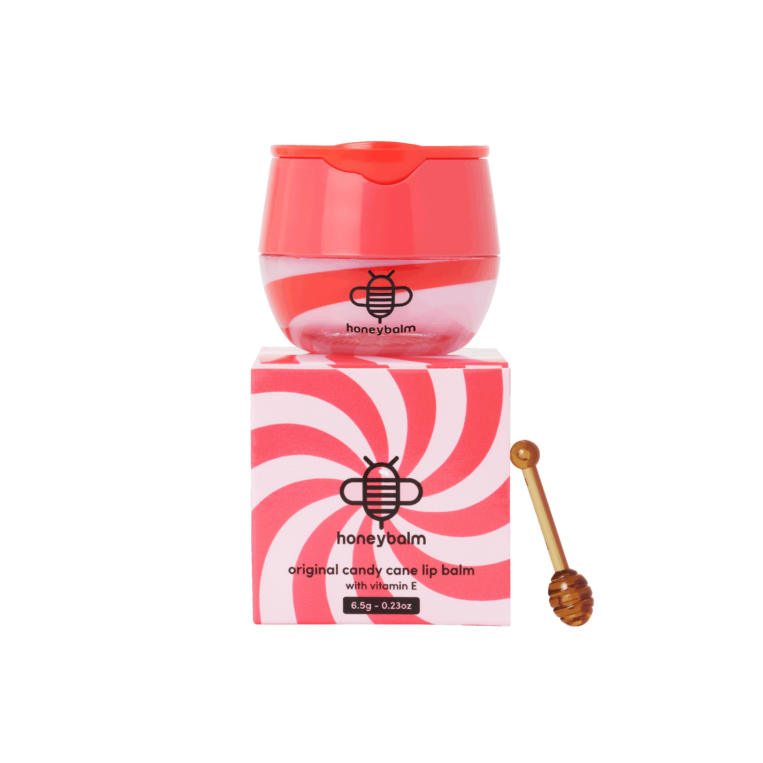 Honeybalm Candy Cane Lipbalm (6.5 gr)