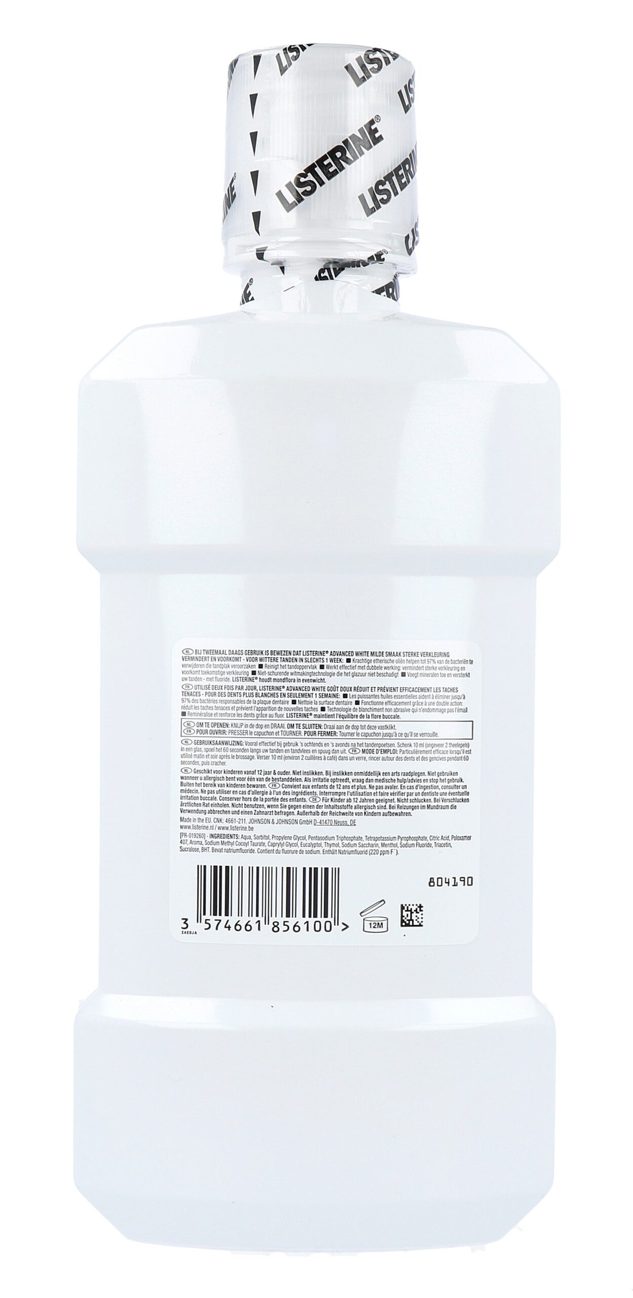 Listerine Mondwater Advanced White (500 ml)