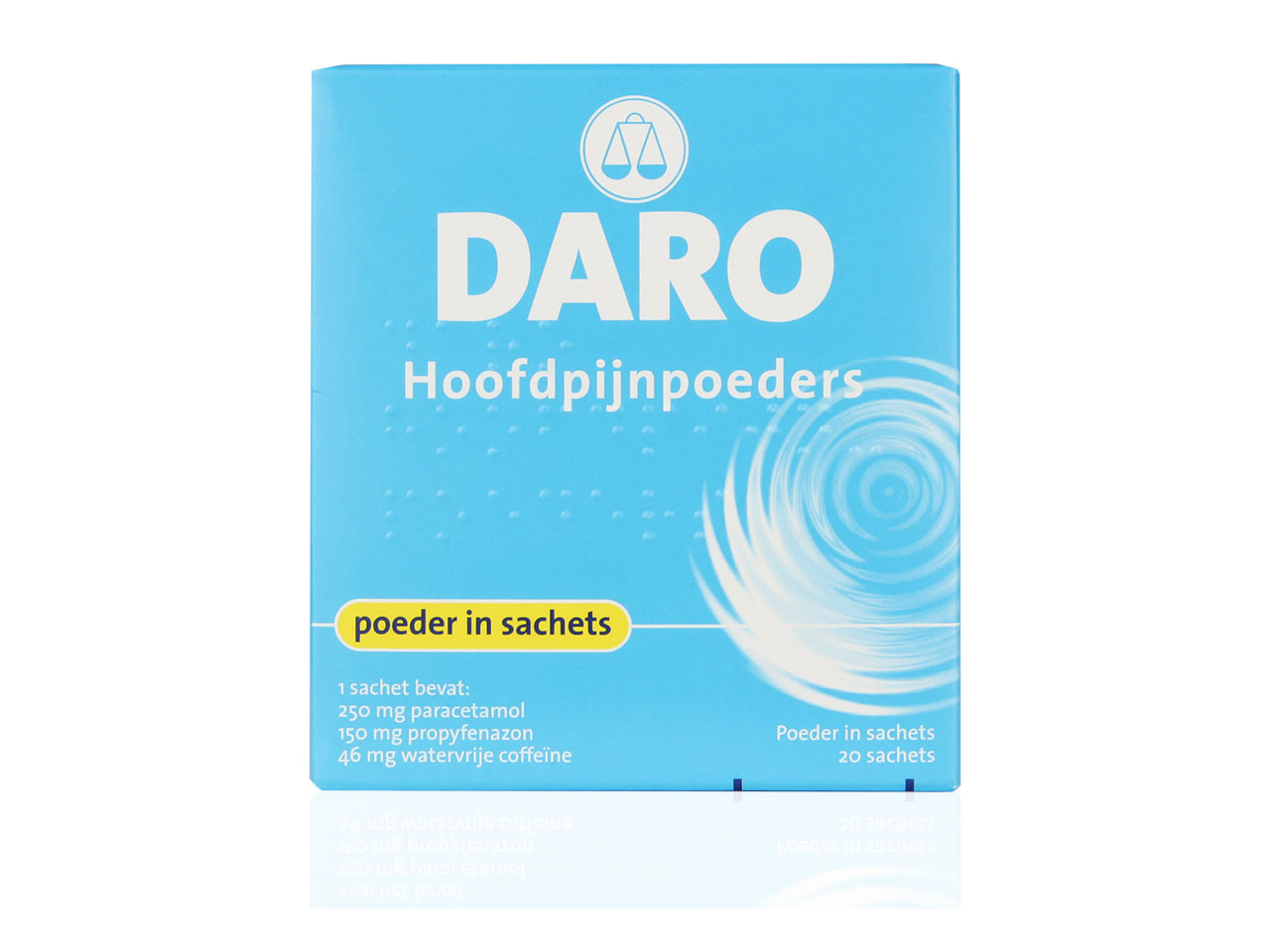 Daro Hoofpijnpoeders (20 sachets)