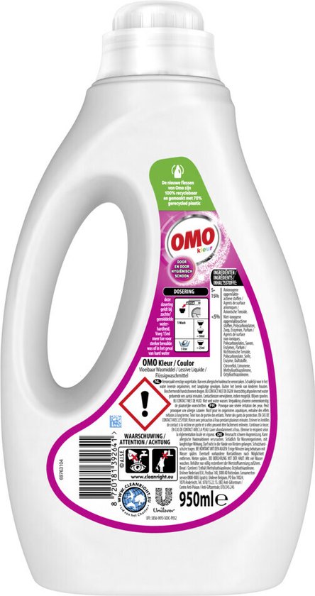 Omo Wasmiddel Kleur (950 ml)