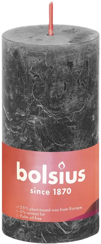 Bolsius Rustiekkaars 100/50 Stormygrey (1 stuk)