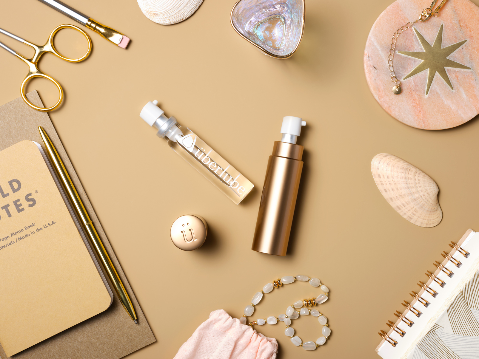 Uberlube Glijmiddel Siliconen - Good-To-Go Goud (15 ml)