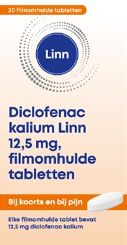 Linn Diclofenac Kalium 12,5mg (20 tabletten)