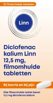 Linn Diclofenac Kalium 12,5mg (20 tabletten)