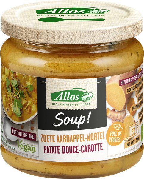 Allos Zoete-Aardappelsoep (350 ml)