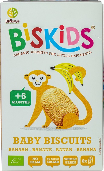 Belkorn Biscuits Babykoekjes Banaan (120 gr)