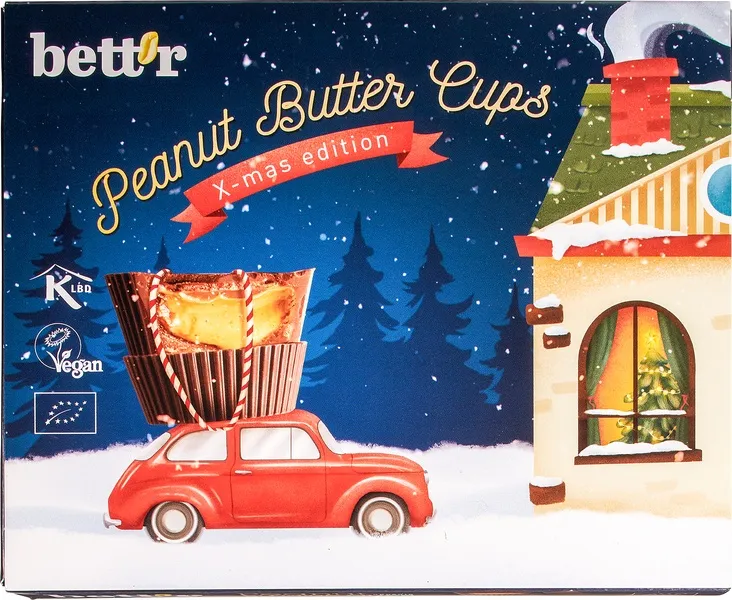 Bett'r Christmasbox Pindakaas (156 gr)