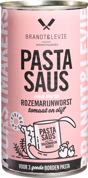 Brandt & Levie Pastasaus Van Rozemarijnworst (500 gr)