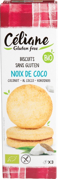 Céliane Kokosnootzandkoekjes Glutenvrij (150 gr)