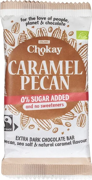 Chokay Chocolate-Bar Dark Caramel Pecan (70 gr)
