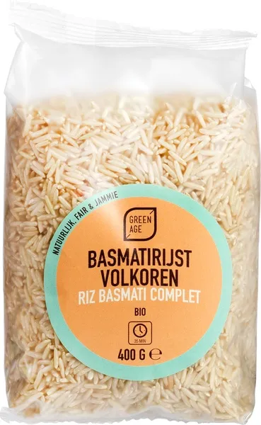 GreenAge Basmatirijst Volkoren (400 gr)