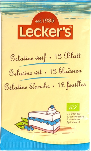 Leckers Gelatine Wit (12 stuks)