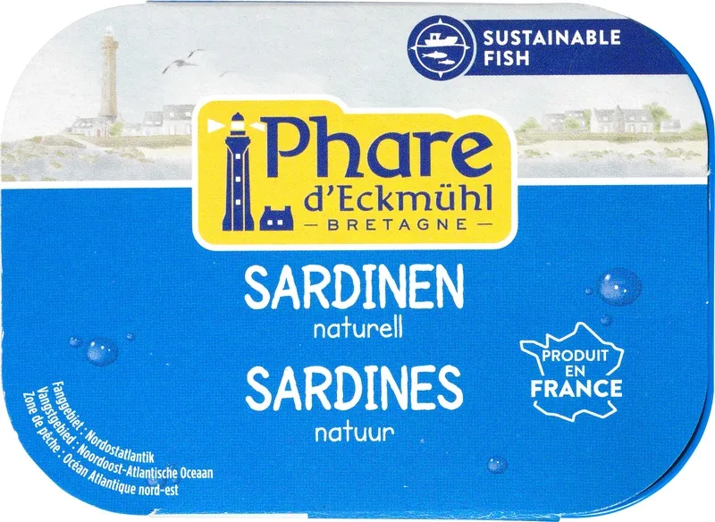 Phare d'Eckmühl Sardientjes Naturel (135 gr)