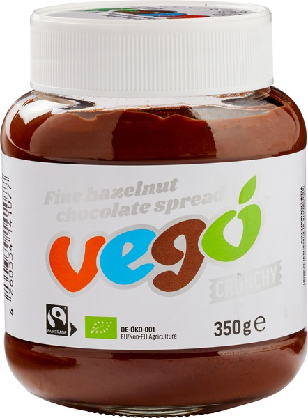 Vego Chocoladespread Hazelnoot Crunchy (350 gr)