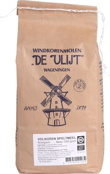 Windkorenmolen De Vlijt Viergranenmeel (1000 gr)