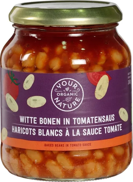Your Organic Nature Witte-Bonen In Tomatensaus (360 gr)