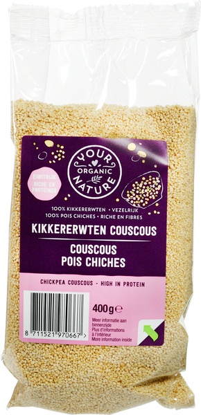 Your Organic Nature Couscous Kikkererwten (400 gr)