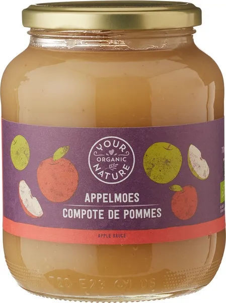 Your Organic Nature Appelmoes Met Rietsuiker (700 gr)
