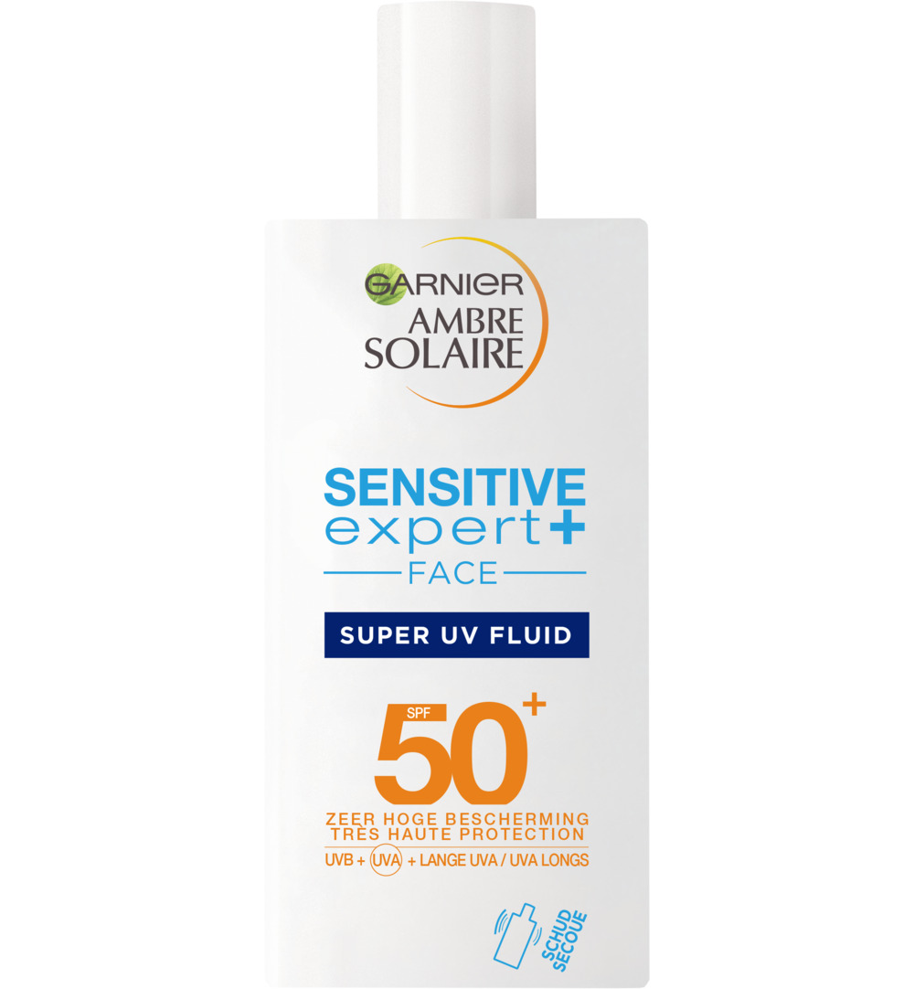 Garnier Ambre Solaire Sensitive Expert+ Gezicht Fluid SPF50+ (40 ml)