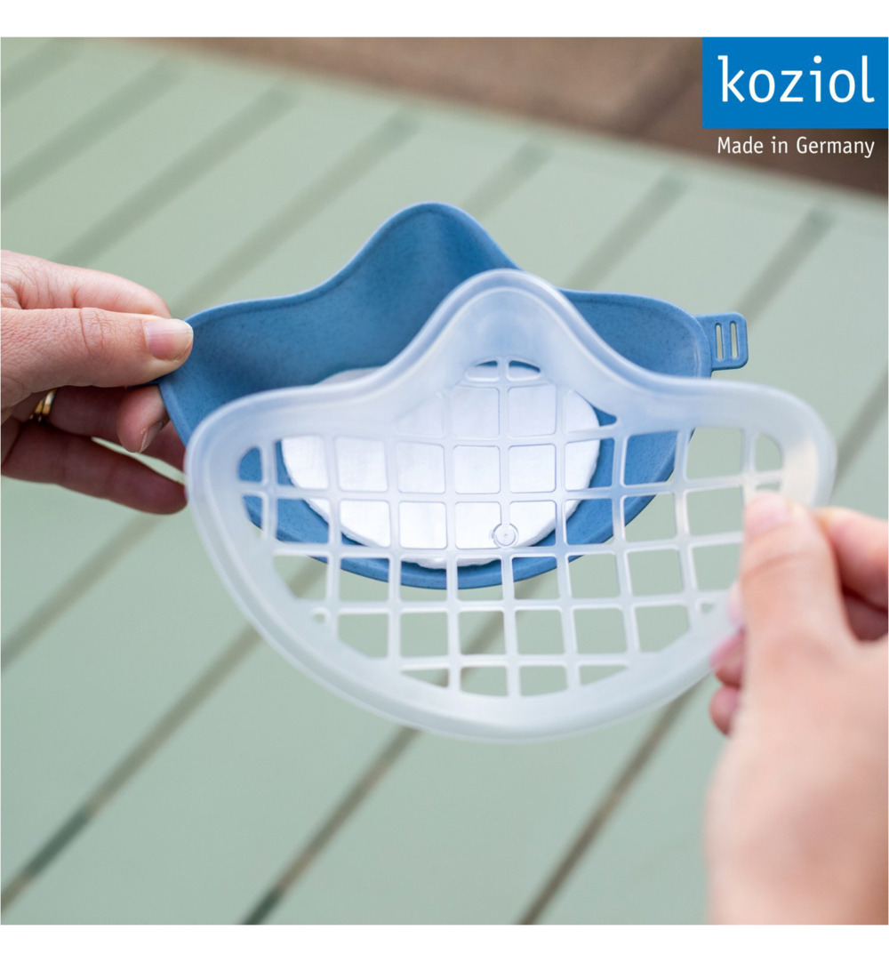 Koziol Duurzaam Herbruikbaar Gezichtsmasker Organic Softgrey (1 stuk) - image 4